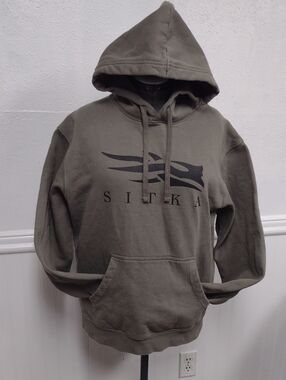 Sitka Icon Men's Pullover Hoody Olive Green Large Hoodie, Hiking, Outdoor